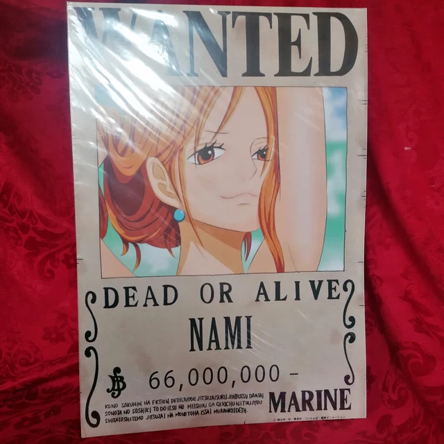 one-piece-wanted-bounty-poster-nami-anime-manga-a3-eur-11-83-picclick-de