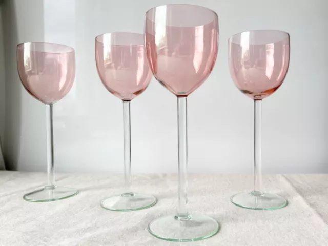 Salviati vintage Glass  Stemmed liquor glasses set of 4