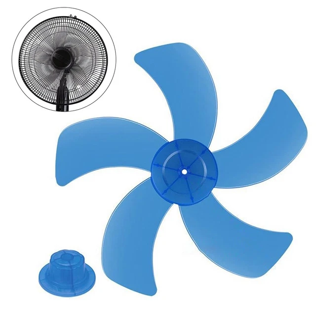 2 Pale Di Ricambio Per Ventilatore Elettrico, In Plastica, 3 Foglie, Diametro 270mm, Foro 8mm - 3
