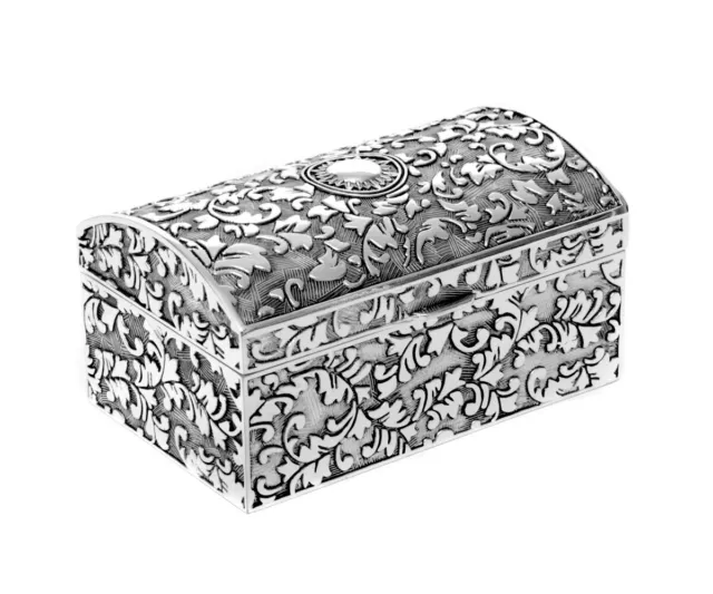 Jewellery Box Jewellery Case Jewelry Box Silver Plated Antique Box Metal