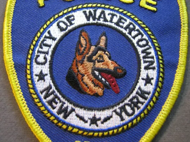 CITY of WATERTOWN NEW YORK POLICE K-9 Collectible Patch #NY-07 2