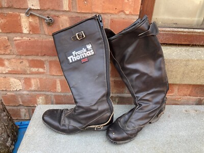 frank thomas vintage motorcycle boots