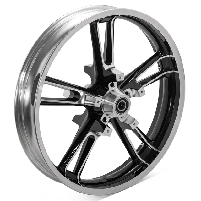 Jante Moto 21x3,5 Pouces Big Graisse Roi Chrome - Roue Avant Rayons - Neuf