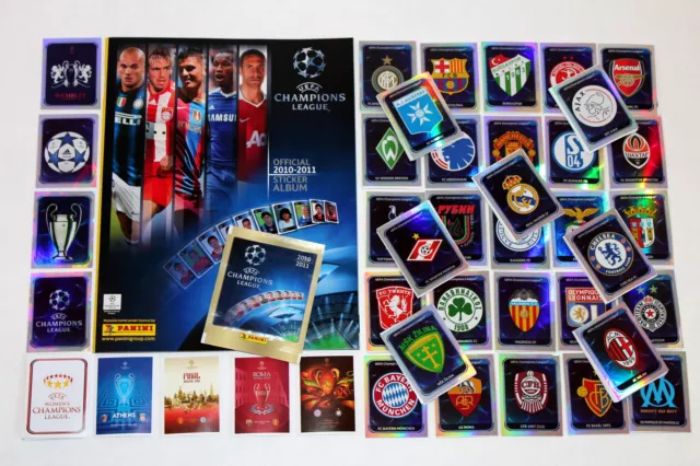 Panini CHAMPIONS LEAGUE 2010/2011 10/11 - KOMPLETTSATZ COMPLETE SET + ALBUM MINT