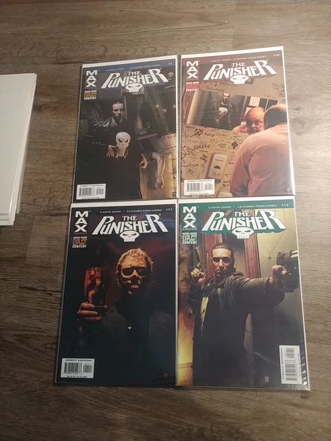 The Punisher Comic Book Lot MARVEL MAX Garth Ennis High Grade 1-36 complete MCU 3