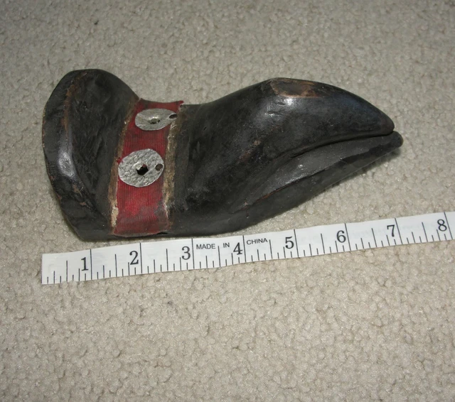 ​Old Ancient African Art Dan Bird Beak Masque Plate Eye Mask Antique Ivery Coast 3