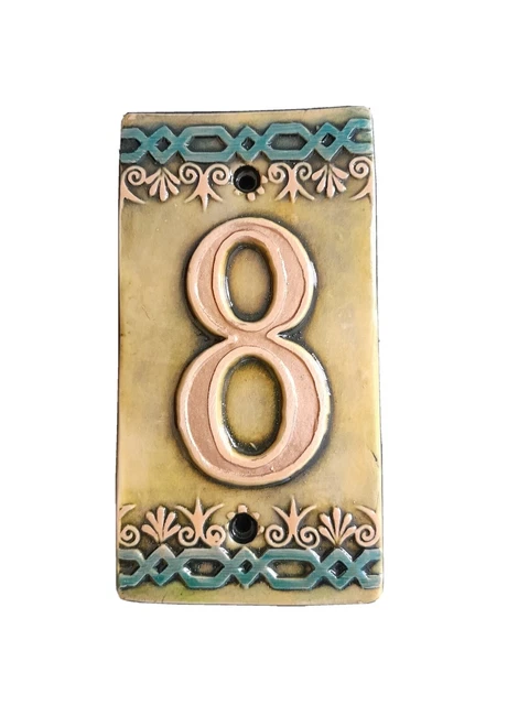 Ceramic TILE House Number 8