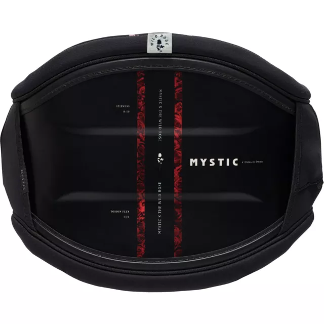 Mystic Majestic OS Waist Harness No Spreader Bar 2023 - Black/Red 240195