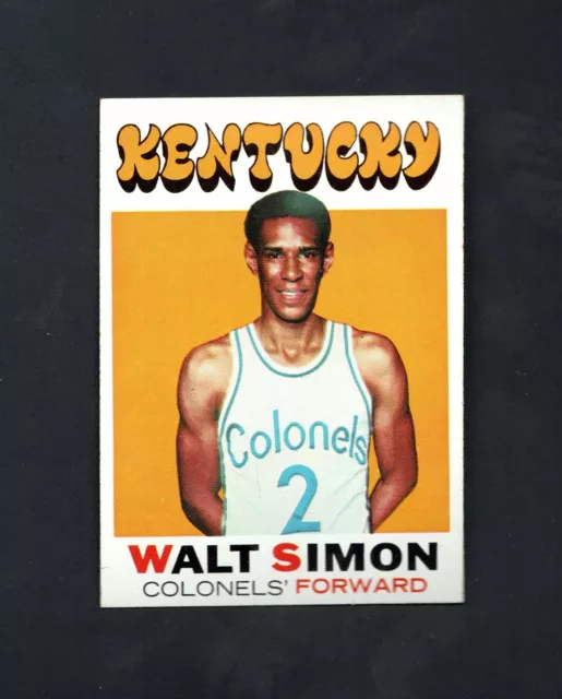 1971 Topps Walt Simon #204 ~~  Set Break!  ~~ High Grade