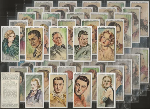 Players-Full Set- Film Stars 1934 (1St Series 50 Cards) Excellent