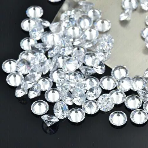 Natural White Diamond 2 mm Round 1.00 Ct D Color VVS1 Certified 28 PCS RE011