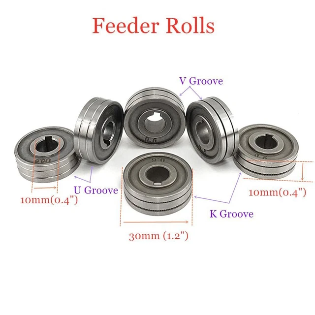 Wire Drive Wheel MIG Wire Guide Welding Wire Feeding Roller Knurl K V U Groove