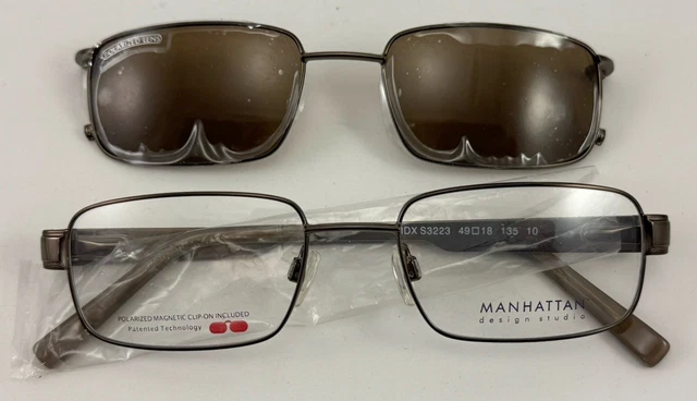 MANHATTAN MAGNETIC CLIP On Eyeglasses Frame MDX S3249 Clear  display picture 1