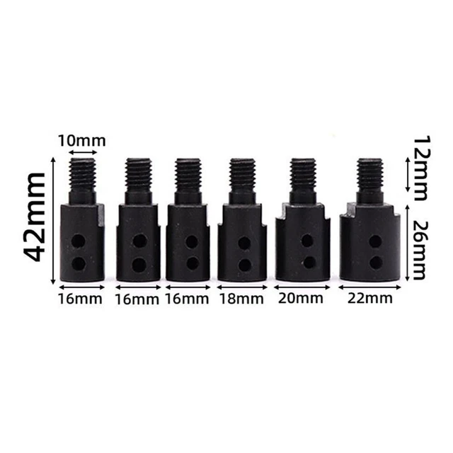 1Pc M10 Adapter 5-14mm Connecting Rod Fittings Steel Brand New Durable