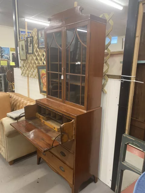 Edwardian Secretarie bookcase