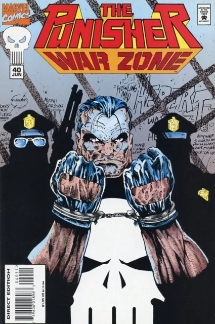 Marvel Comics The Punisher #40 War Zone 1995 Comic Book Grade NM 9.4