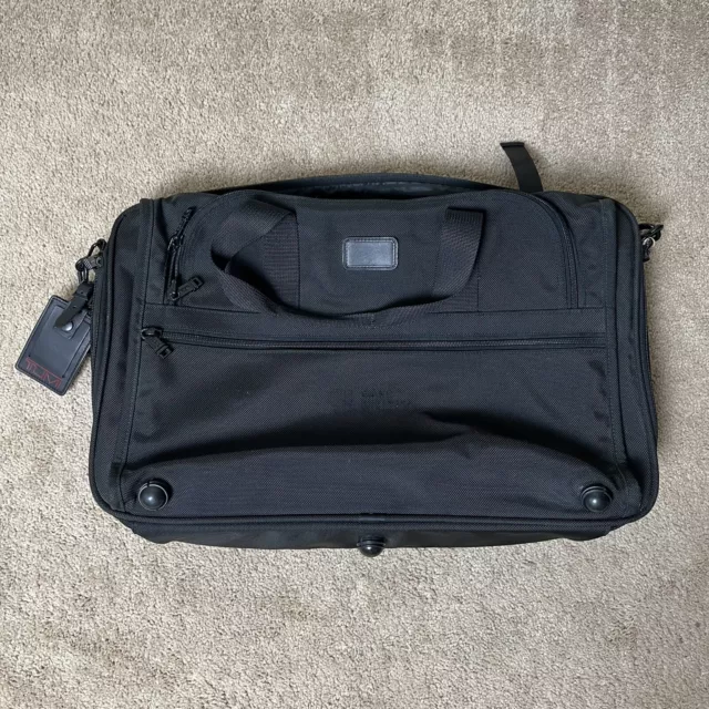 Tumi 2678D3 Black Nylon Carry On Duffel Bag *Removed Logo* Travel