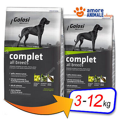 Golosi DOG Adult → Complet - 3 / 12 kg - Crocchette Per Cani,  Mangime Cane
