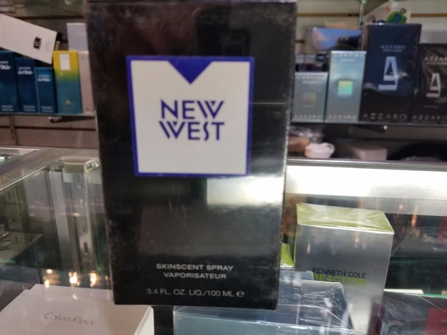 NEW WEST by Aramis 3.4 oz 100 ml Skinscent Spray for Men * NEW IN SEALED BOX * NEW WEST by Aramis 3.4 oz 100 ml Skinscent Spray for Men * NEW IN SEALED BOX *