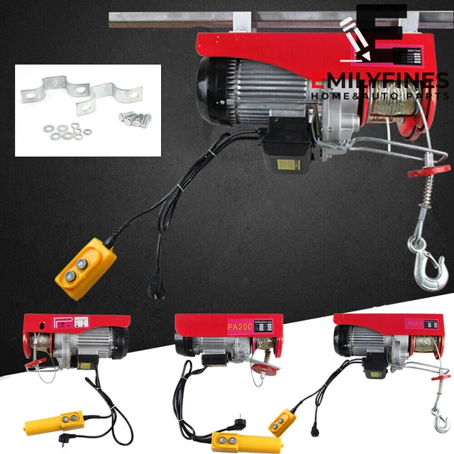 HELO PA600 Elektro Seilwinde 600 Kg - Leistungsstark & Vielseitig Für Werkstatt, Garage & Landwirtschaft