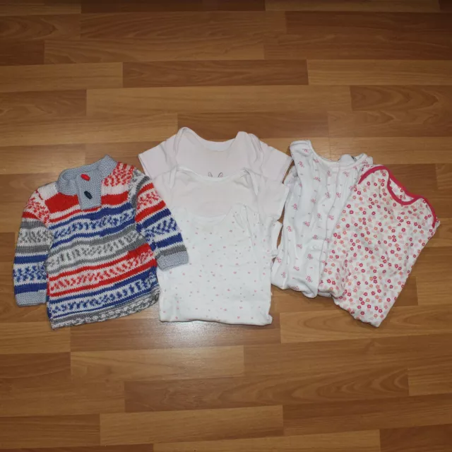 Baby Girl Bundle Babygrow/Bodysuit Mothercare, Debenhams 9-12 months