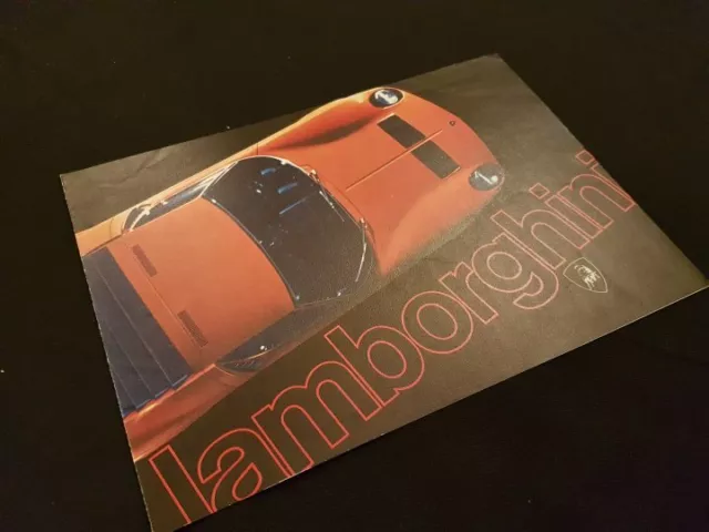 Lamborghini Miura jarama espada Brochure Catalog Catalogo Catalogue