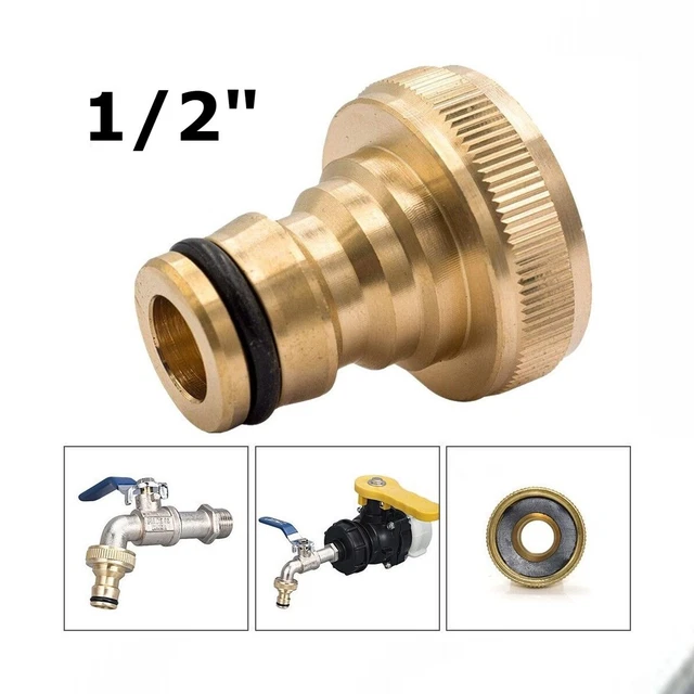 Garten Messing Schlauchverbinder Bewässerungsschlauch Rohrhahn Adapter Armatur