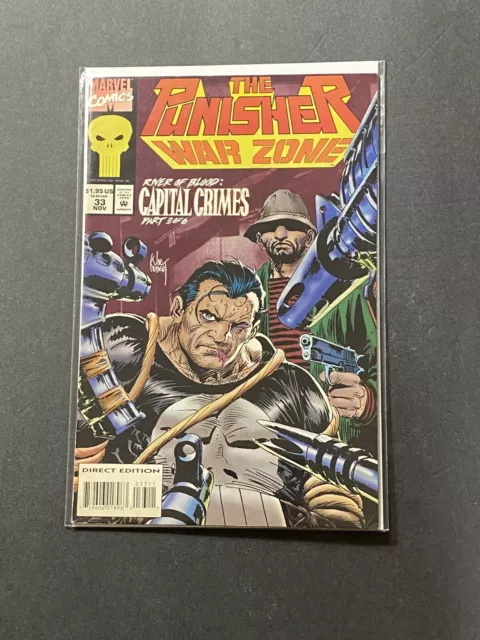 Marvel Comic Book ( VOL. 1 ) The Punisher War Zone #33