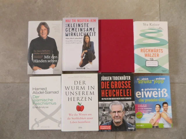 Bücherpaket 8 Bücher - Nguyen-Kim, Müller-Wohlfahrt, Todenhöfer ect.