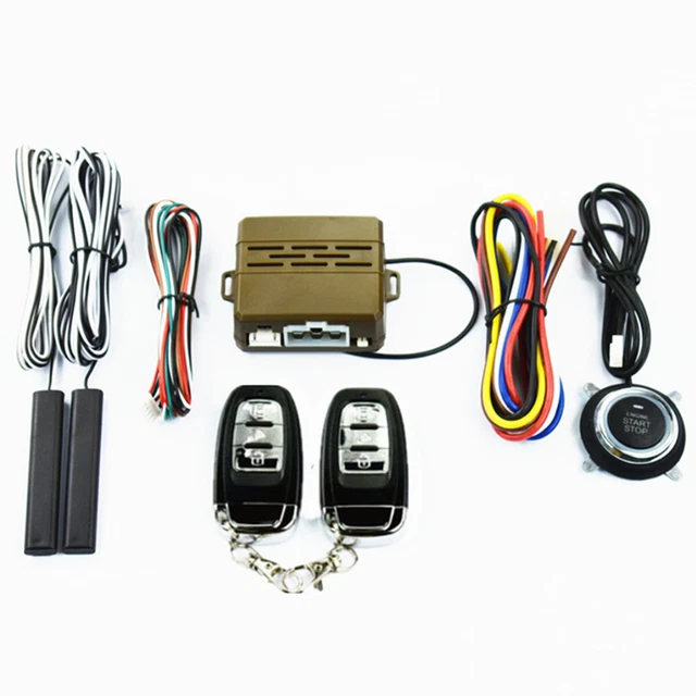 Car Keyless Entry Alarm System Engine Start Stop Push Button Remote Starter Kit Car Keyless Entry Alarm System Engine Start Stop Push Button Remote Starter Kit