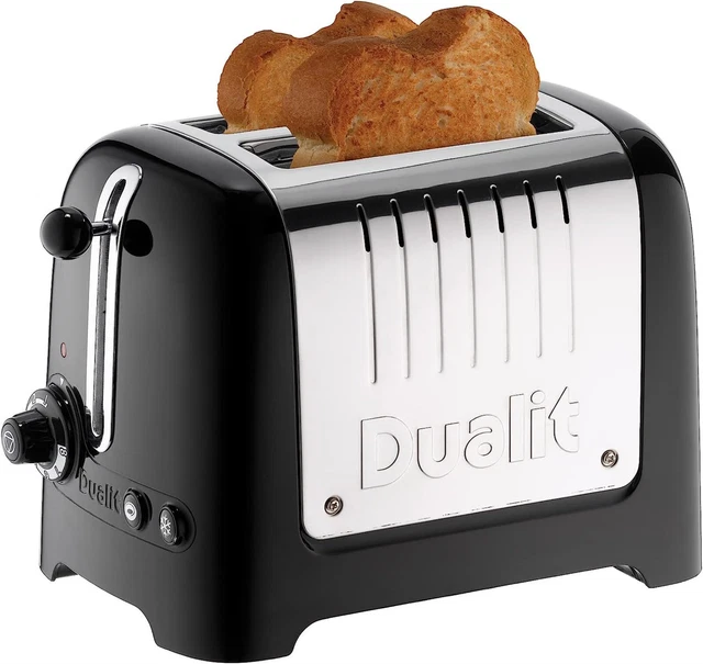 Dualit 26225 Lite : Grille-Pain Noir pour 2 Toast Fabriqué En UK 2