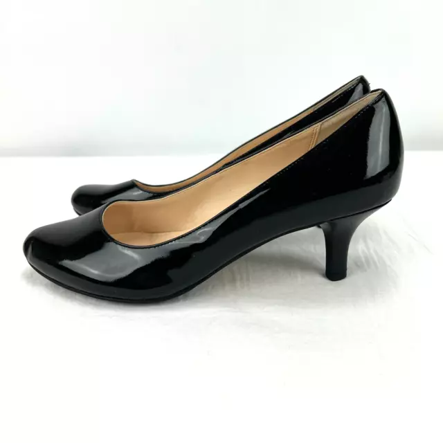 Cole Haan Margot Pump II Black Patent Leather Classic 2.5" Heels D29947 Sz 6.5 B