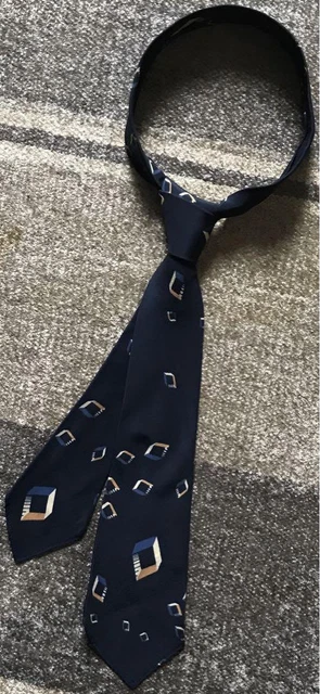 RRL Psychedelic Pattern Silk Tie No.1476