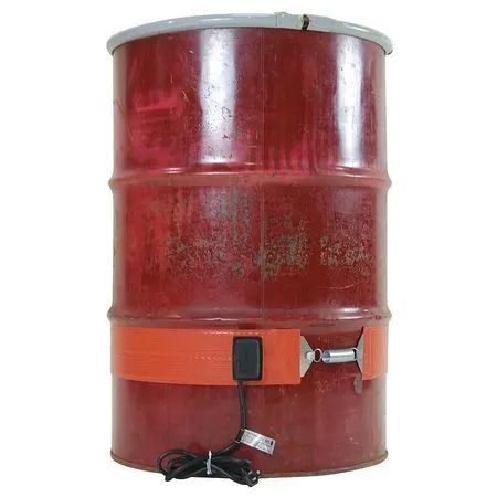 Briskheat Dhcs11r Drum/Pail Heater, Silicone Rubber, 120Vac, 15 Gallon, 700W,