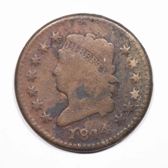1814 Classic Head Large Cent Details