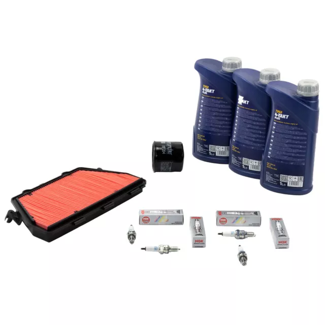 Kit para Honda CBR 1000RR SC59 08-16 Mantenimiento Aceite 3L Filtro De Bujía 3