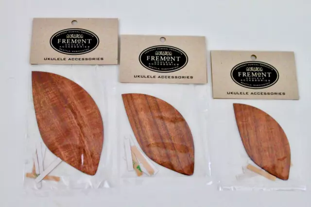 Fremont Brand Ukulele Pick Guard For CONCERT Size Koa Wood Fremont Brand Ukulele Pick Guard For CONCERT Size Koa Wood