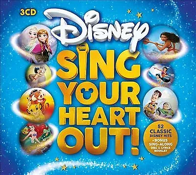 Various Performers : Disney Sing Your Heart Out! CD Box Set 3 discs (2018)