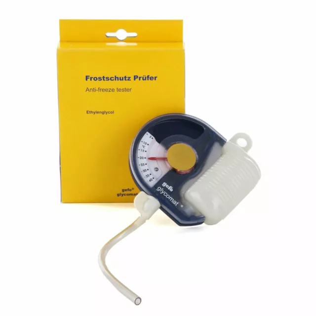 GEFO 1100 Frostschutzprüfer GLYCOMAT Kühler Frostschutz Tester