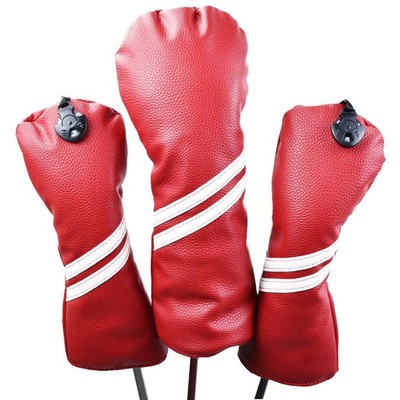 3Pcs Golf Club Copertine testa di driver 1 3 5 Fairway Woods Headcovers Tag Numero 
