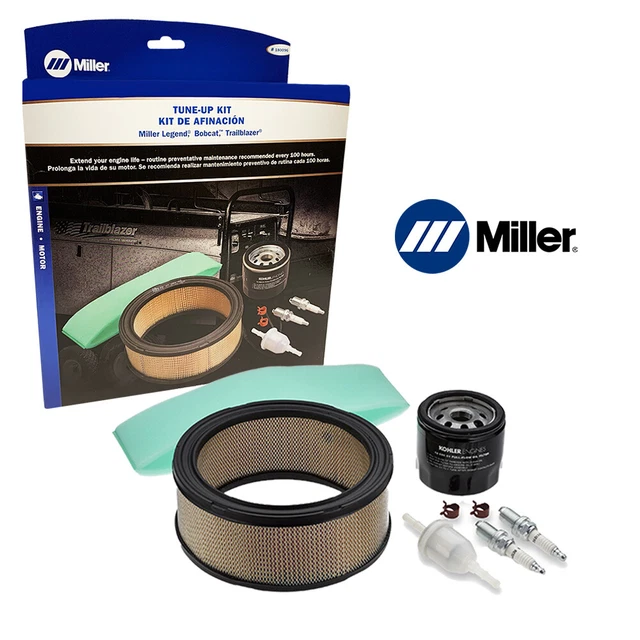 EZROAD Engine Tune-Up Filter Kit For Miller Bobcat 225/260/265 & Trailblazer 325 Welders
