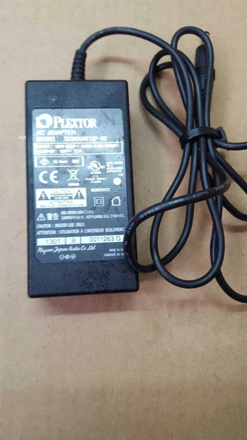 Chargeur Original Plextor SQN36W12P-01 12V 3A - Occasion En Excellent état, Tip 5.5/2.1mm