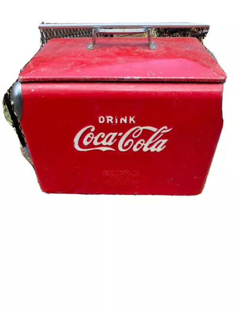 Vintage Coca Cola Cooler by Acton Mfg. Co., KS