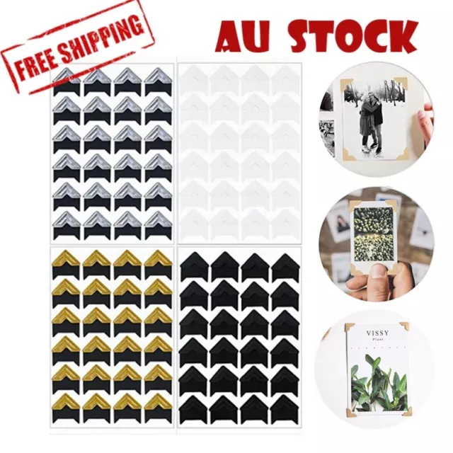 Self-adhesive Photo Corner Stickers Angle Frame Scrapbook Album Essential AU