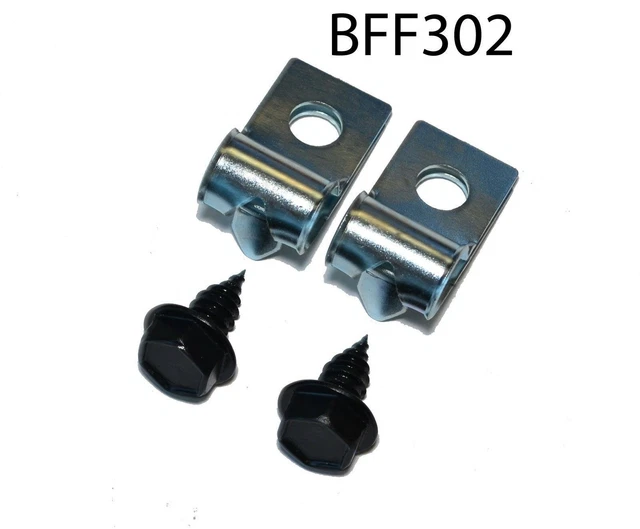 67-69 Buick Full Size 3/8 Fuel No Ret. Line Tube Clips Clamp Bracket Set Bff302