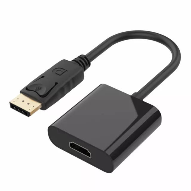 Displayport > HDMI Adapter / DP Stecker > HDMI Buchse Kabel PC HD TV Konverter