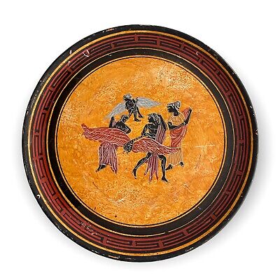 Young Winged Greek God Plate Greece Pottery Greek 60s Leda And The Swan Zeus