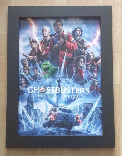 Ghostbusters frozen empire Framed A3 Poster Brand New