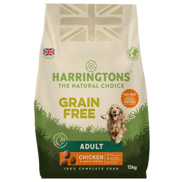 Harringtons Grain Free Hypoallergenic Chicken & Sweet Potato Dog Food | Dogs