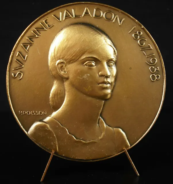 Medal Suzanne Marie-Clémentine Valadon Give Love Paint Maurice Utrillo
